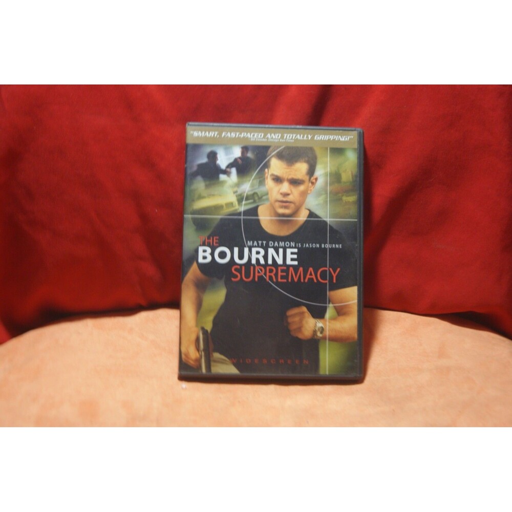 The Bourne Supremacy (DVD, 2004, Widescreen) Matt Damon Action Killer